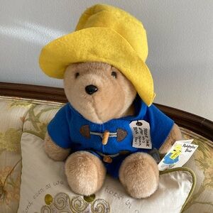 Vintage Eden Toys Paddington plush bear.